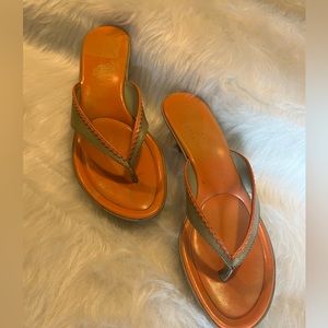 Cole Haan Sandel Orange & Green